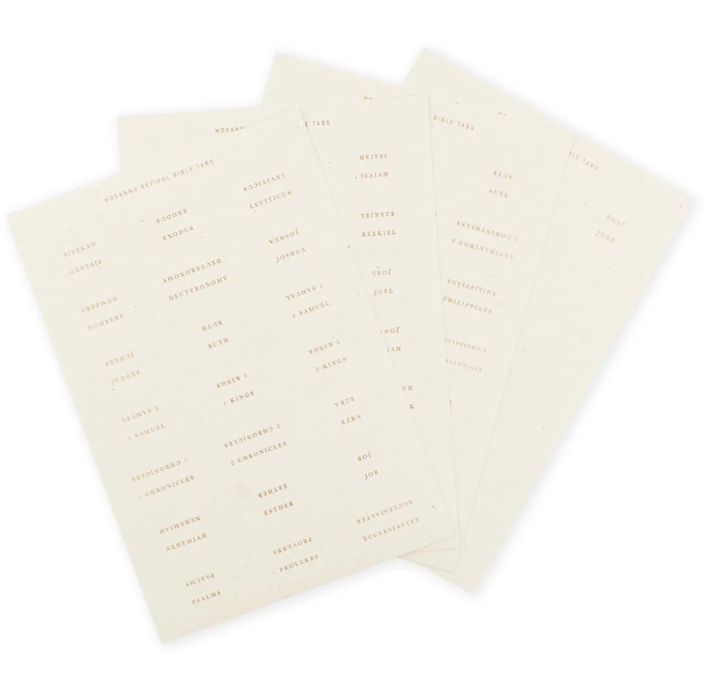 Hosanna Revival Bible Tabs: GOLD or BLACK