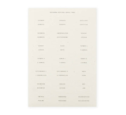 Hosanna Revival Bible Tabs: GOLD or BLACK