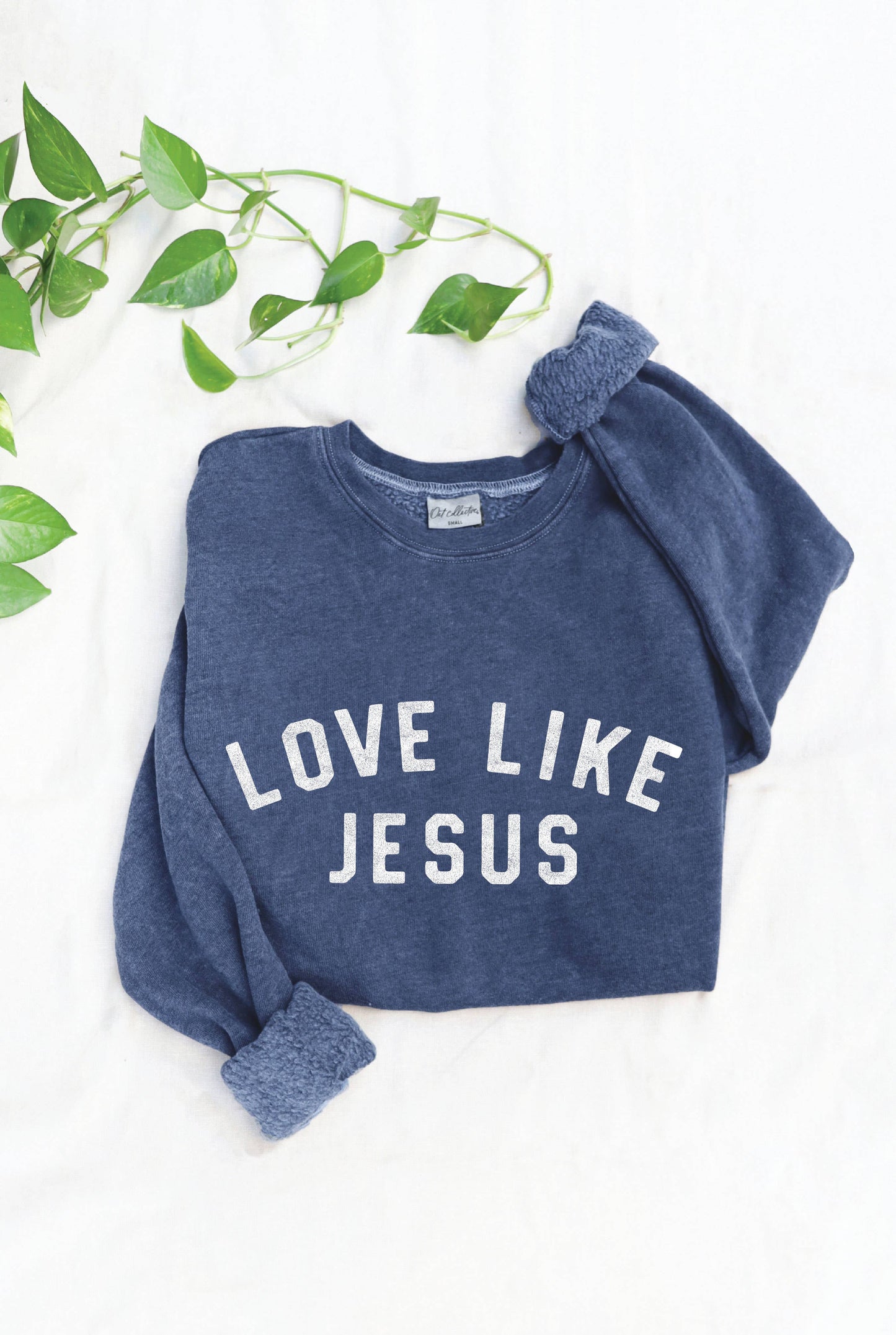 LOVE LIKE JESUS Mineral Graphic Sweatshirt